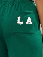 Yours Curve Green Wide Leg Joggers - Image 4 of 6