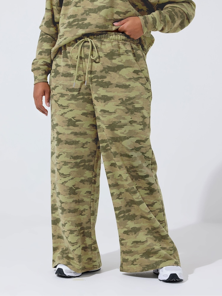 Yours Curve Green Limited Joggers - Image 1 of 6