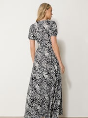 Long Tall Sally Black Wrap Maxi Dress - Image 3 of 5