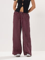 PixieGirl Petite Tan Brown Petite Wide Leg Trousers - Image 3 of 5