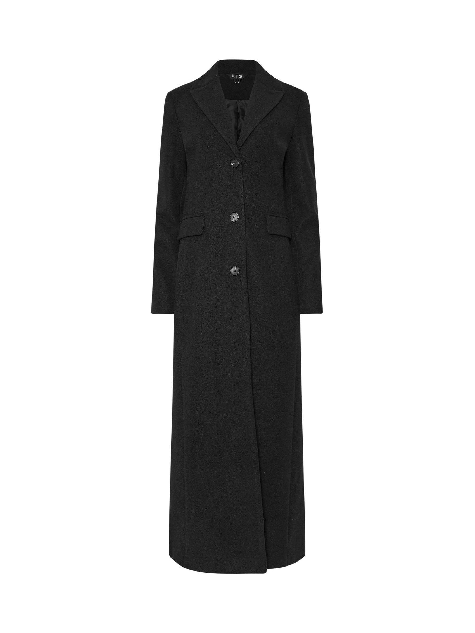 Buy Long Tall Sally Black Maxi City Coat from Next Canada