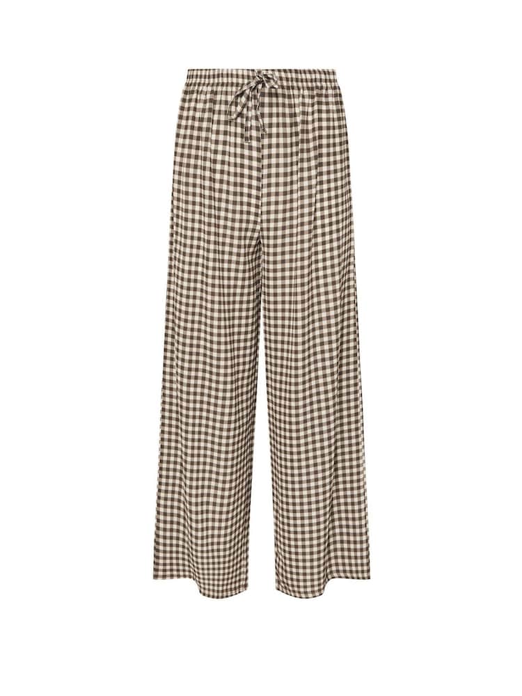 PixieGirl Petite Brown Petite Wide Leg Trousers - Image 5 of 5