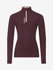 LeMieux Young Rider Classique Brown Base Layer Damson - Image 5 of 5