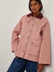 Monsoon Pink Rosie Barn Jacket - Image 1 of 4