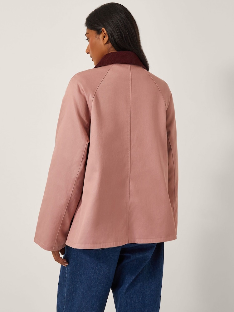 Monsoon Pink Rosie Barn Jacket - Image 2 of 4