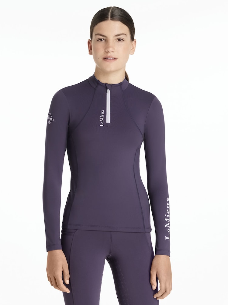 LeMieux Blue Young Rider Classique Base Layer Juniper - Image 4 of 4