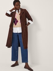 Monsoon Brown Anne Sleeveless Argyle Knitted Vest - Image 2 of 4