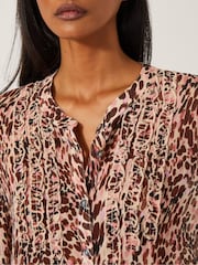 Monsoon Pink Sisi Animal Print shirts - Image 4 of 4