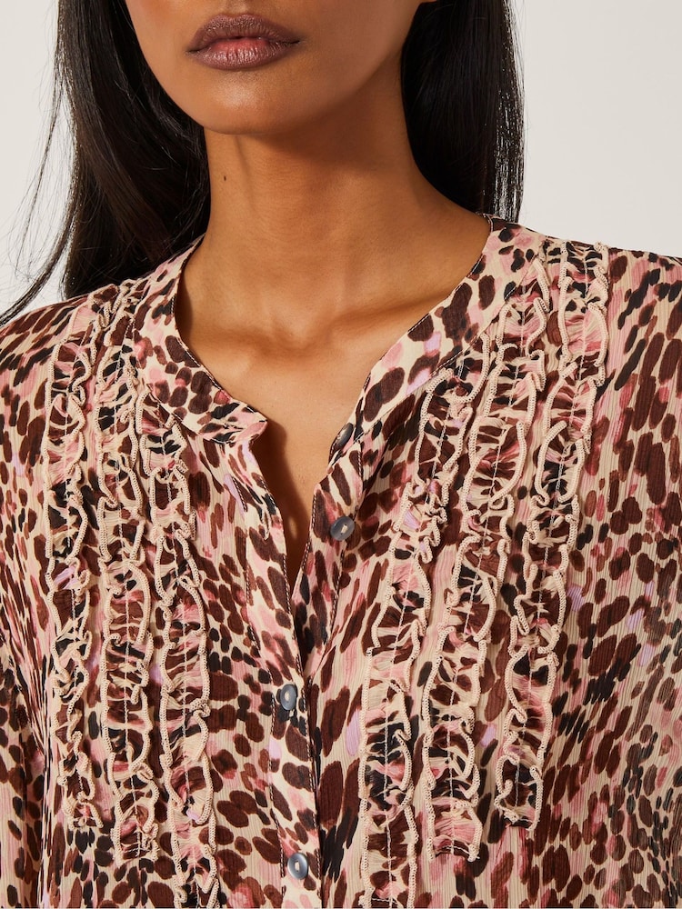Monsoon Pink Sisi Animal Print shirts - Image 4 of 4