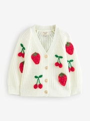 River Island Girls 3D Fruit Cardigan - Bild 1 von 1