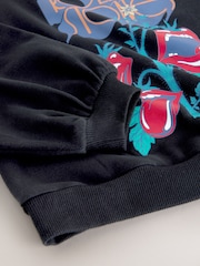 Black Rolling Stones Sweatshirt (3-16yrs) - Image 4 of 4