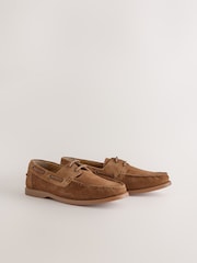 Rust Brown N. Premium Leather Boat Shoes - Image 1 of 5