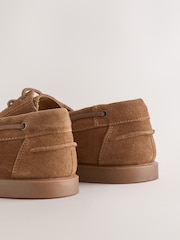 Rust Brown N. Premium Leather Boat Shoes - Image 4 of 5