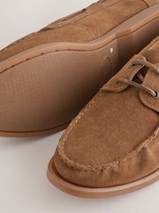 Rust Brown N. Premium Leather Boat Shoes - Image 5 of 5