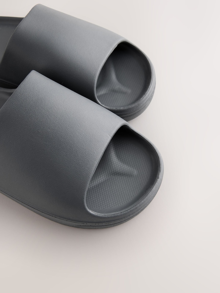 Charcoal Grey Chunky EVA Sliders - Image 6 of 6