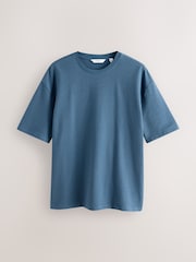 Blue/Green/ Neutral Textured Jersey Short Sleeve Pyjamas Set 3 Pack - Image 2 of 12