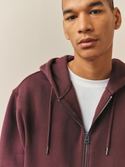 Burgundy Red Single Hoodie - Image 4 of 5