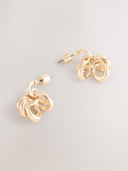 Goldfarben - Stacked Hoop Earrings - Bild 4 von 6