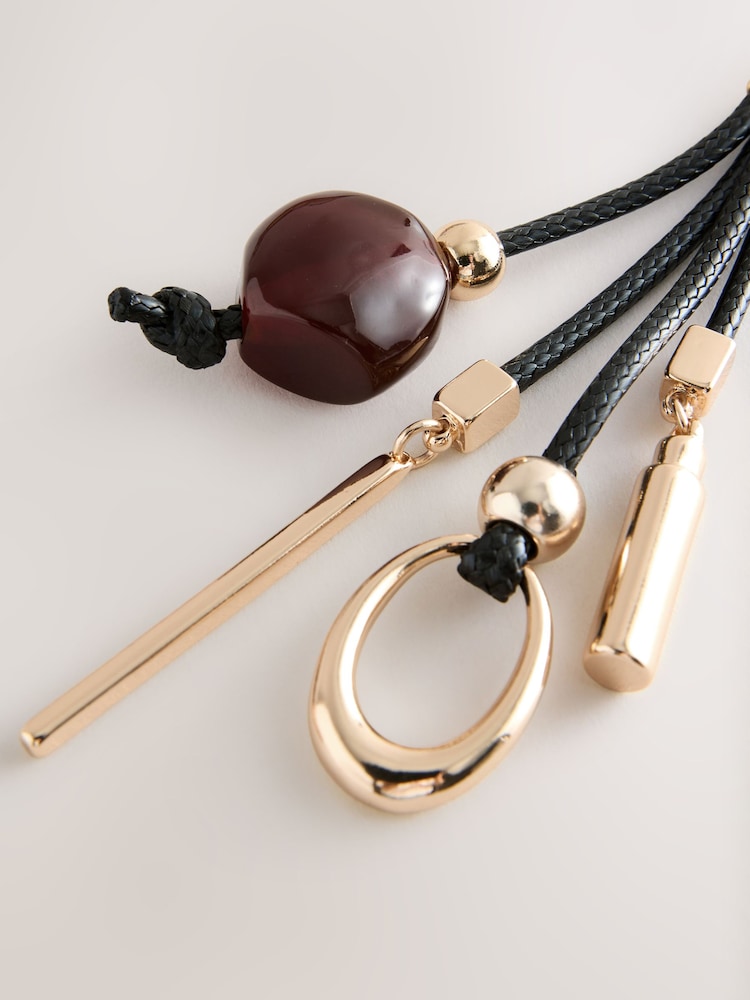 Gold Tone Resin Bag Charm - Image 2 of 3