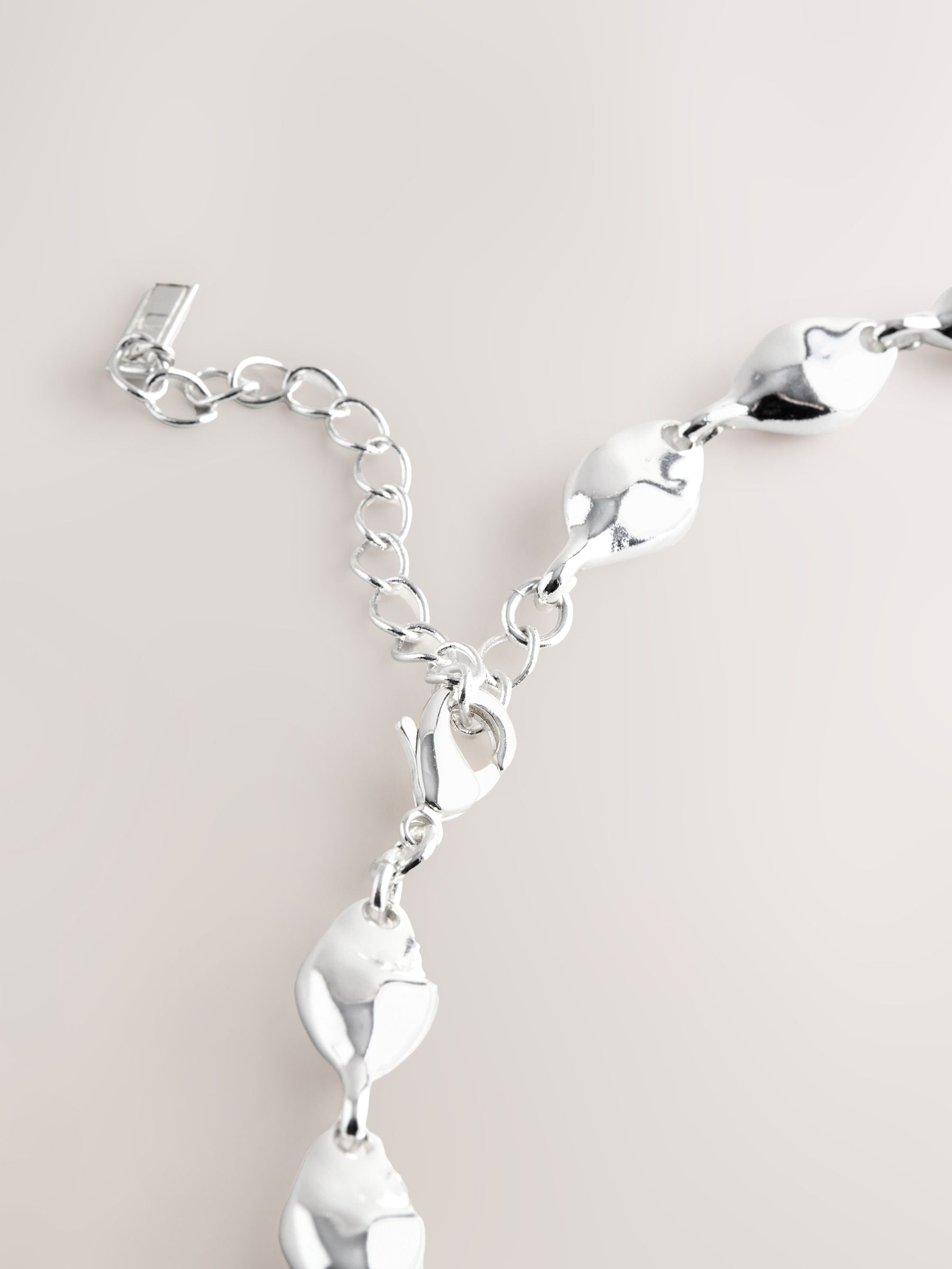 Buy Silver Tone Twisted Chain Necklace from Next Netherlands