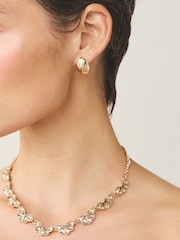 Gold Tone Bouton Stud Earrings - Image 1 of 5