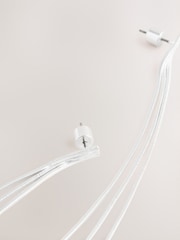 Silver Tone Sparkle Drop Earrings - Image 2 of 6