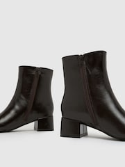 Schuh Bridgit Block Point Brown Boots - Image 4 of 4