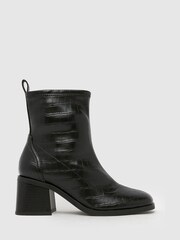 Schuh Wide Fit Brie Sock Boots - Image 1 of 4