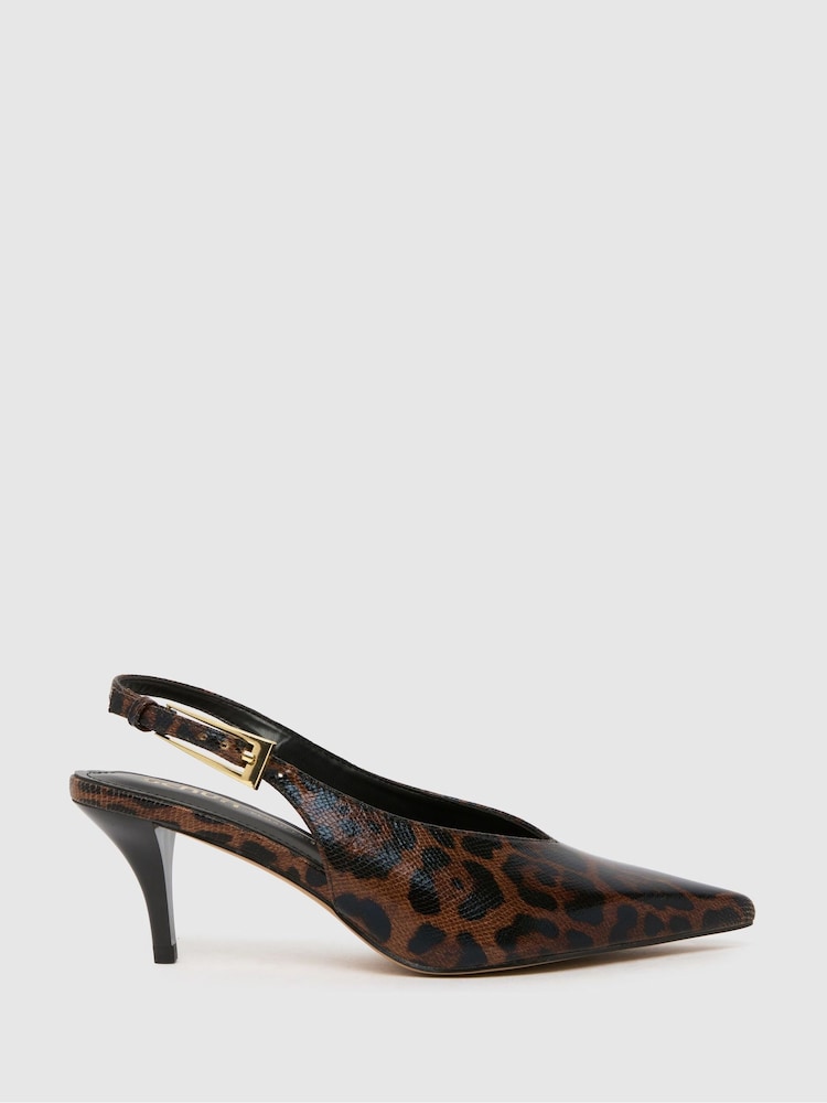 Schuh Sage Buckle Slingback Court Shoes - Image 1 of 4