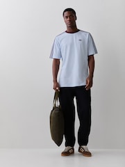 adidas Originals Light Blue Britcore Short Sleeve Ringer T-Shirt - Image 2 of 7
