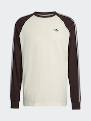 بيج - adidas Originals Britcore Long Sleeve Cali Sweatshirt - صورة 6 من 6