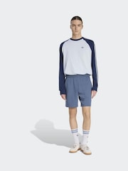 أزرق فاتح - adidas Originals Britcore Long Sleeve Cali Sweatshirt - صورة 3 من 6