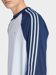 أزرق فاتح - adidas Originals Britcore Long Sleeve Cali Sweatshirt - صورة 5 من 6