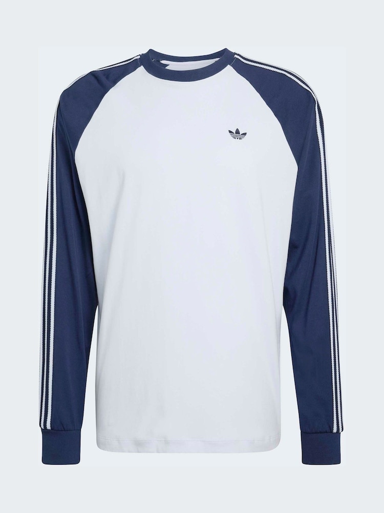 浅蓝色 - adidas Originals Britcore 长袖加州运动衫 - 5的图像5｝