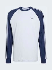 أزرق فاتح - adidas Originals Britcore Long Sleeve Cali Sweatshirt - صورة 6 من 6