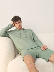 Sage Green Slub Hoodie - Image 3 of 8