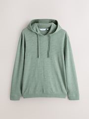 Sage Green Slub Hoodie - Image 6 of 8
