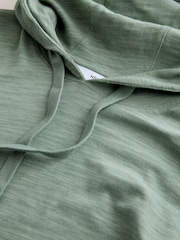 Sage Green Slub Hoodie - Image 7 of 8