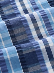 Navy Blue Woven Check Pyjamas Shorts 2 Pack - Image 12 of 12