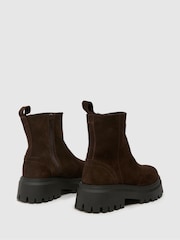 Castanho - Botas grossas de camurça Schuh Ander - Imagem 4 de 4