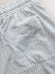 أخضر فاتح - طقم بيجامة مخططة بأكمام قصيرة - صورة 11 من 12