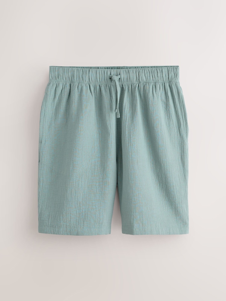 Green/Pink Cheesecloth Shorts 2 Pack - Image 2 of 12