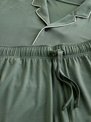 Sage Green TENCEL™ Modal Blend Short Sleeve Set - Image 11 of 12