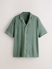 Sage Green TENCEL™ Modal Blend Short Sleeve Set - Image 9 of 12