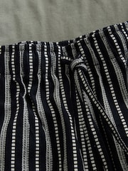 グリーン - Woven Stripe Short Sleeve Pyjamas Set - 画像 8 / 10