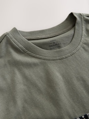 グリーン - Woven Stripe Short Sleeve Pyjamas Set - 画像 9 / 10