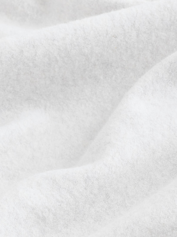 White Fleece Hoodie - Image 7 of 7