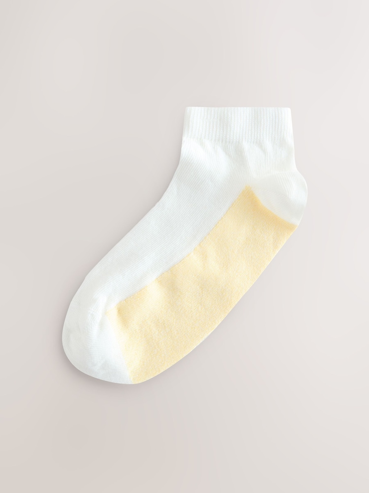 Marble Print Footbed Trainer Socks 4 Pack - Image 2 of 7 Marble Print Footbed Trainer Socks 4 Pack - Image 2 of 7