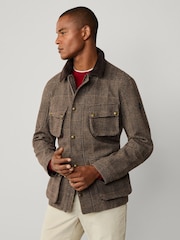 Hackett Cream Country Velo Jacket - Image 1 of 7