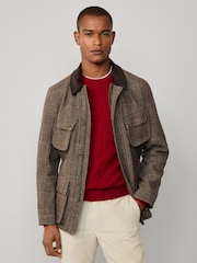 Hackett Cream Country Velo Jacket - Image 2 of 7